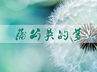 蒲公英的夢（個人主頁-ZMTI0MjI1NjQ=） - 主題/皮膚 - 站酷設(shè)計師一戈何處原創(chuàng)素材 - 站酷ZCOOL