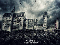 PS风景照后期调色——哥特式恐怖场景渲染