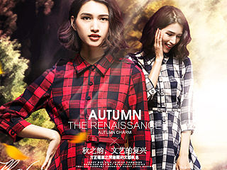秋季 女装 新品 上新 首页 设计 海报 banner 