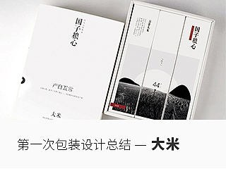 包装设计处女作——五常大米包装设计