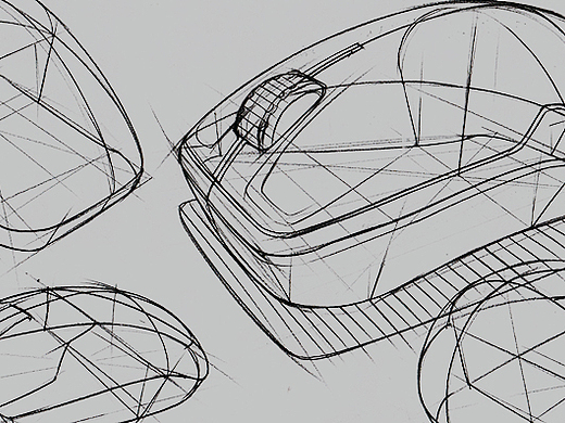 【工业设计手绘教程】鼠标绘制全过程