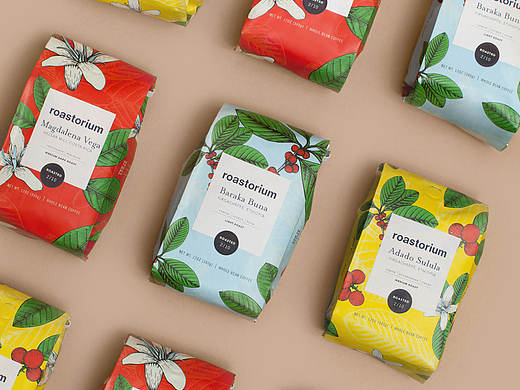 成都摩品包装设计公司-Roastorium咖啡豆包装设计欣赏分享