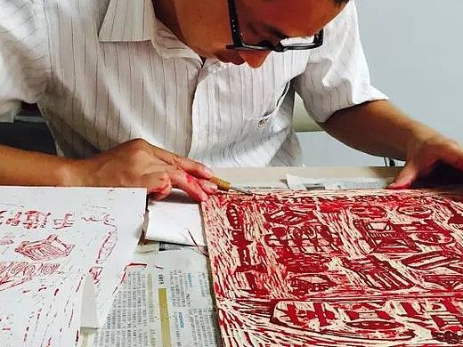 水云居“种豆得瓜”出品——一幅手工木刻版画的历程