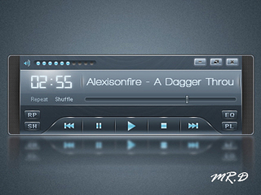 音频播放器界面-临摹篇