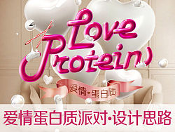 2014 白色情人节派对海报 设计思路