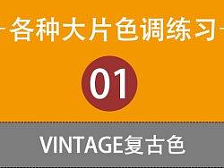 各种大片色调练习—01 VINTAGE 复古风调色