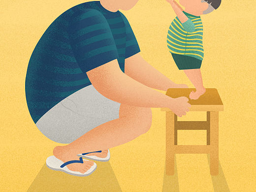 _小帅带你画UI-QQ邮箱启动页插画