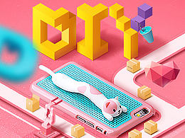 创意DIY手机壳详情页面设计