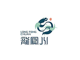 龍鳯川 标志设计-刘珣品牌设计