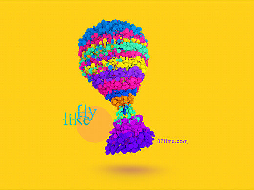 C4D Voxygen 像素插件制作圆点世界