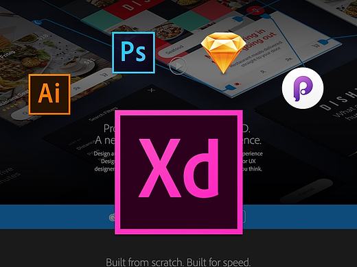 不会用就被淘汰！Adobe界面工具究极形态——Adobe XD。从界面设计到交互原型，一棍子打通～