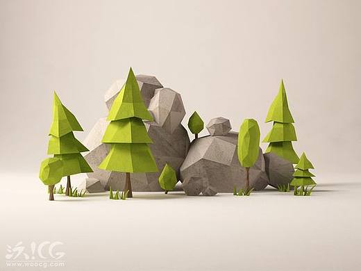 如何制作LowPoly
