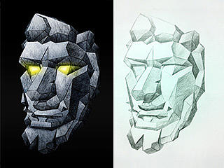 ps鼠绘石膏头像（个人主页-ZMTM4MzcyNjg=） - 图标 - 站酷设计师Bruce719原创素材 - 站酷ZCOOL