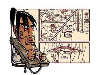 活格在漫画中的应用