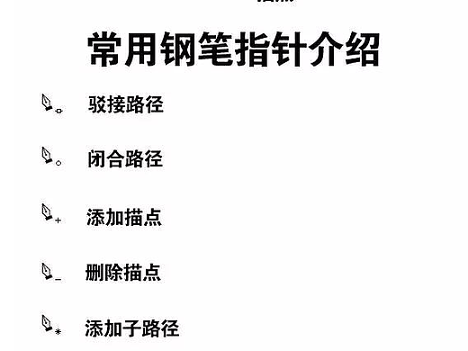 ps,ai钢笔使用小技巧