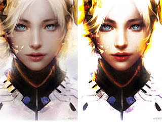 人物增加光效对比调色过程（个人主页-ZNDc0NjEy） - 平面 - 站酷设计师Joyoo乔原创素材 - 站酷ZCOOL