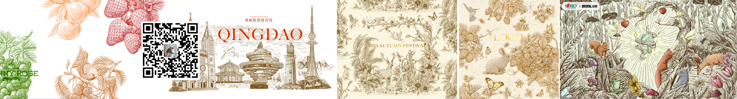 沐光插画的个人主页（封面预览） - 主页封面设置 - 站酷设计师沐光插画原创素材 - 站酷ZCOOL