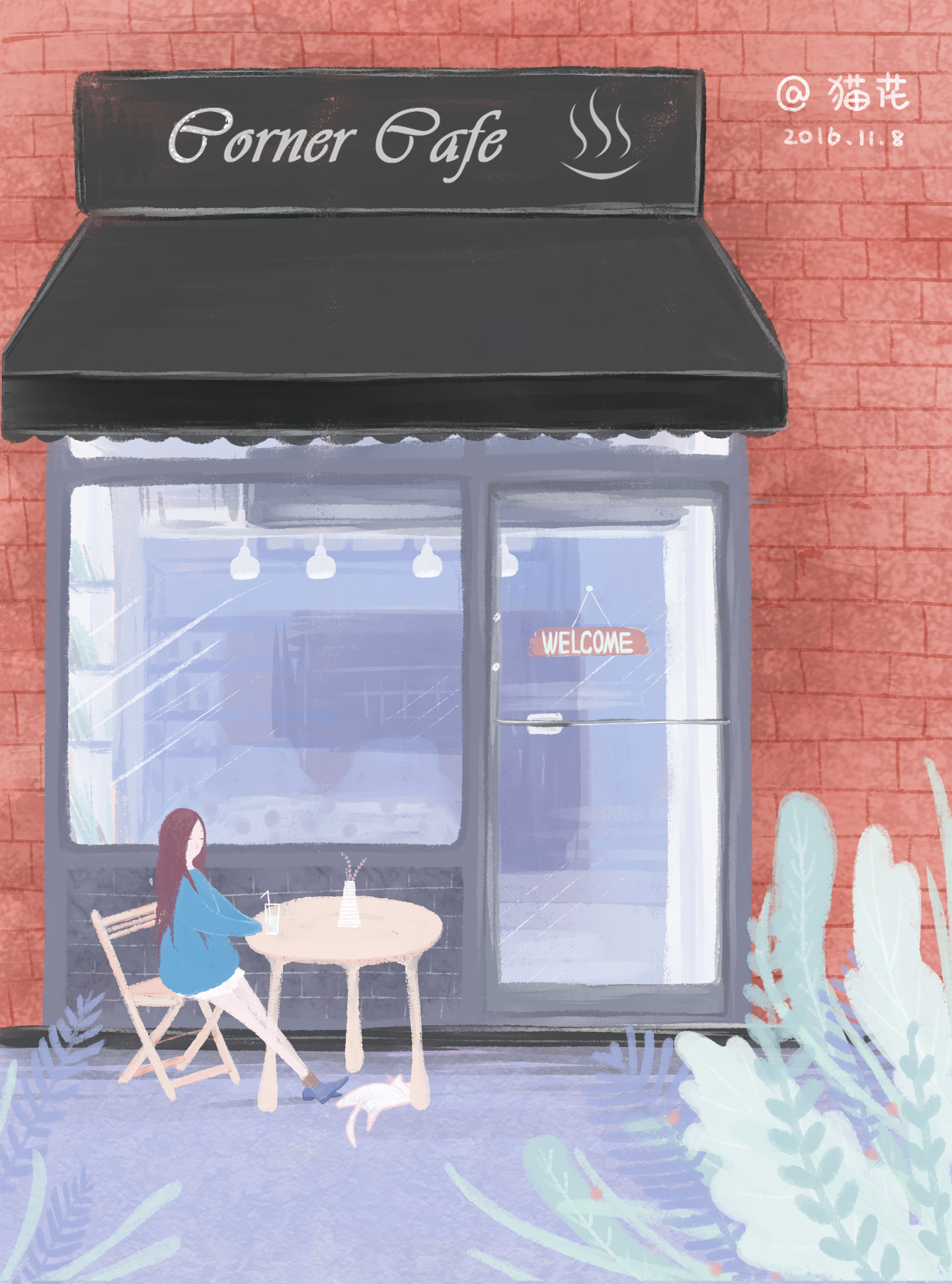 貓花有點(diǎn)甜的個(gè)人主頁（封面預(yù)覽） - 主頁封面設(shè)置 - 站酷設(shè)計(jì)師貓花有點(diǎn)甜原創(chuàng)素材 - 站酷ZCOOL