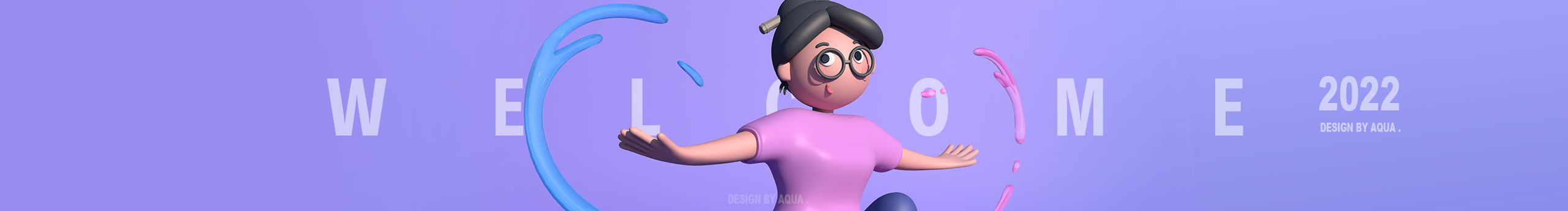 Aqua湖蓝插画的个人主页（封面预览） - 主页封面设置 - 站酷设计师Aqua湖蓝插画原创素材 - 站酷ZCOOL