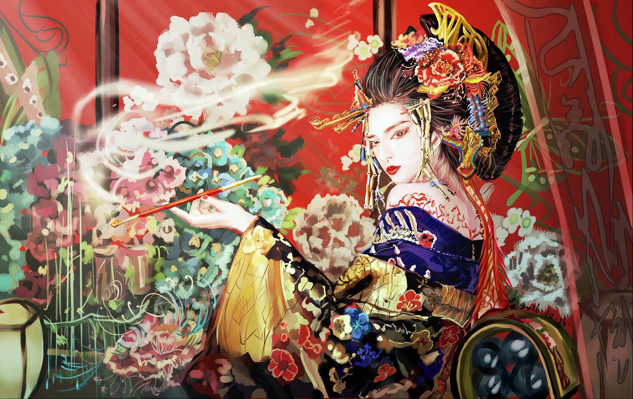 花魁by袭家盗墓笔记黑花同人甜 自媒体热点