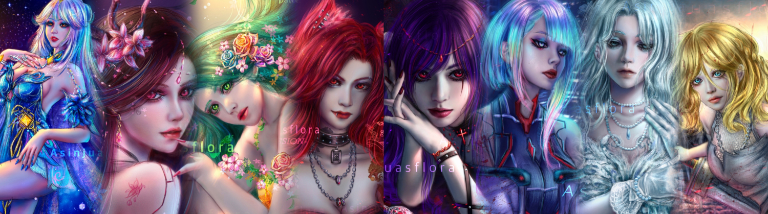 Asinjuasfloraart的个人主页（封面预览） - 主页封面设置 - 站酷设计师Asinjuasfloraart原创素材 - 站酷ZCOOL