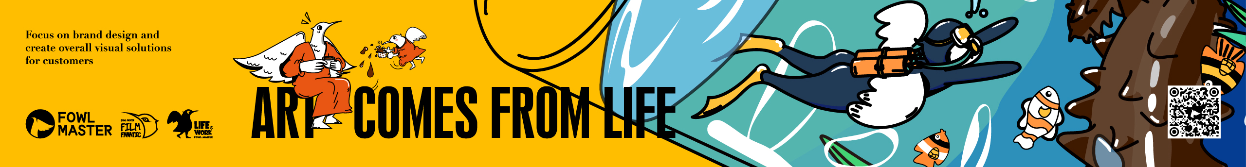 鸟夫子的个人主页（封面预览） - 主页封面设置 - 站酷设计师鸟夫子原创素材 - 站酷ZCOOL