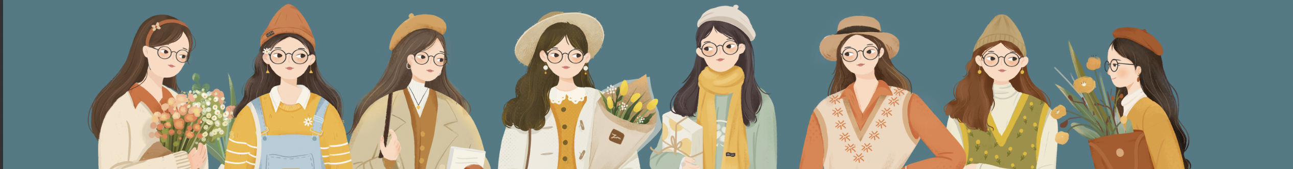 小莲子插画的个人主页（封面预览） - 主页封面设置 - 站酷设计师小莲子插画原创素材 - 站酷ZCOOL