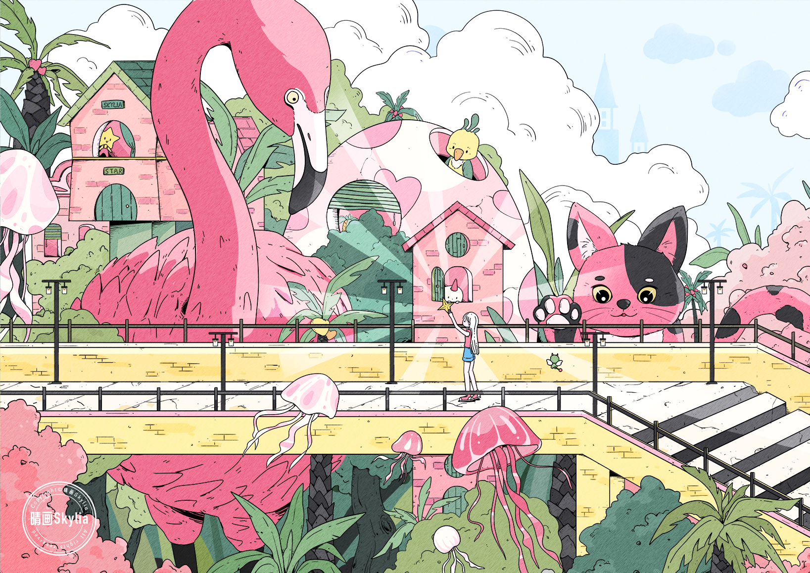 晴畫Skylia的個人主頁（封面預覽） - 主頁封面設置 - 站酷設計師晴畫Skylia原創(chuàng)素材 - 站酷ZCOOL