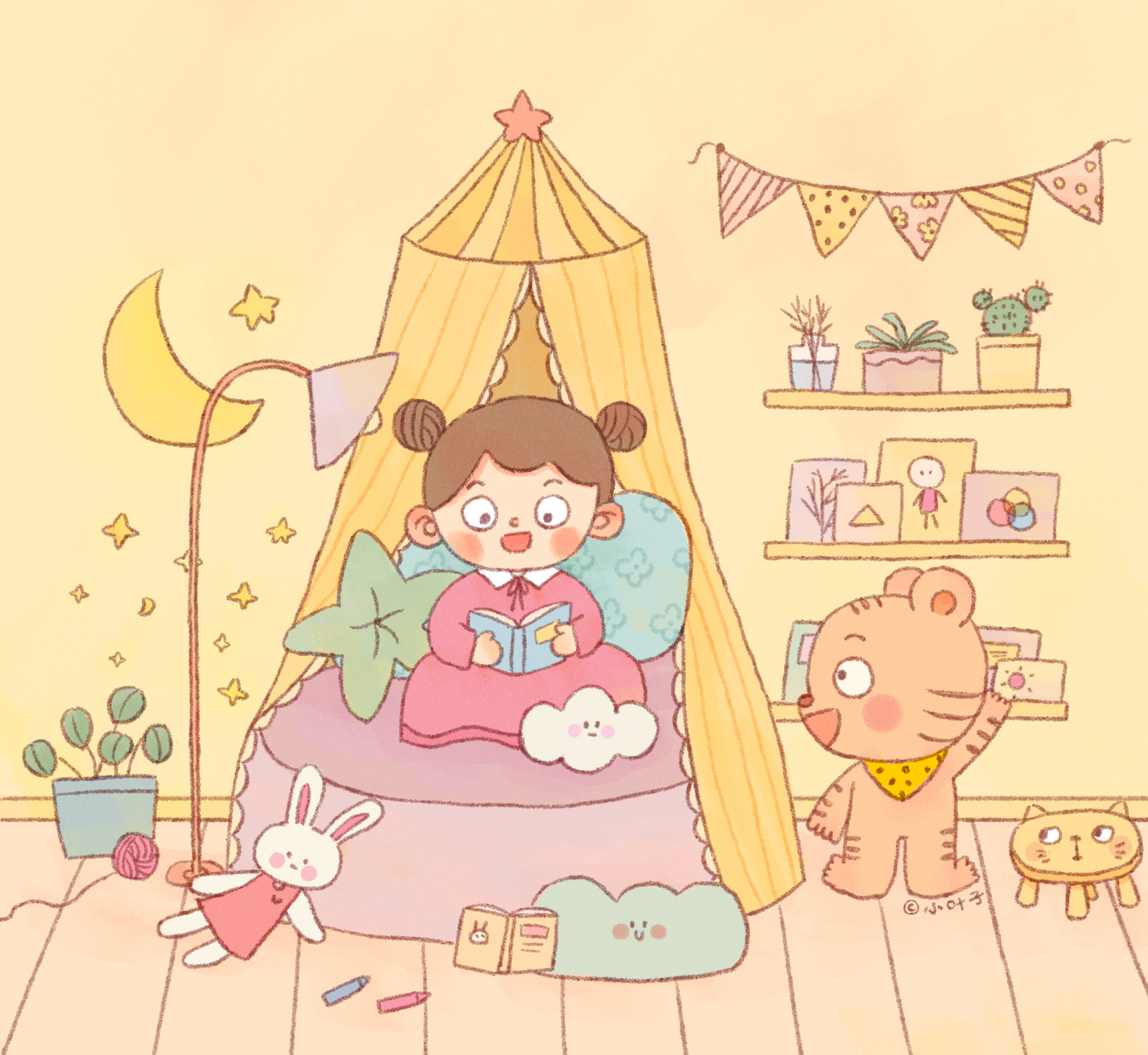 小叶子插画的个人主页（封面预览） - 主页封面设置 - 站酷设计师小叶子插画原创素材 - 站酷ZCOOL