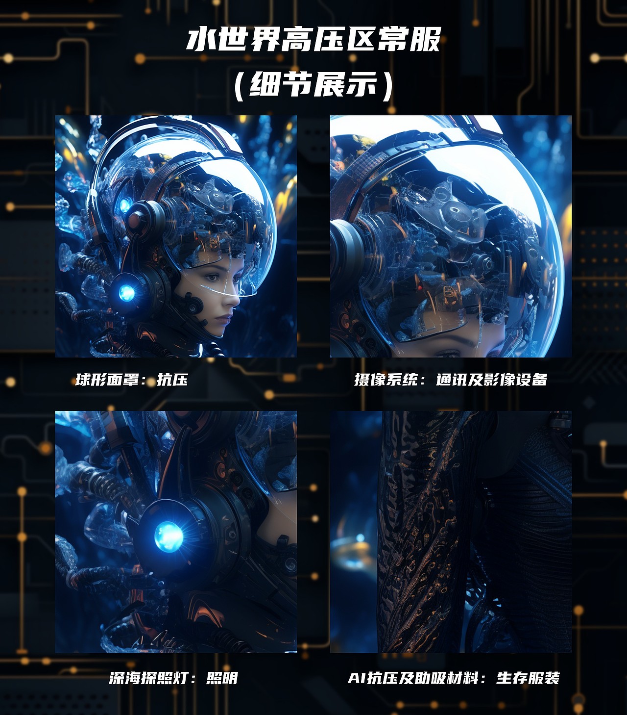 未来水世界潮服设计（图ZMzU0OTYyMDg0） - IP形象 - 站酷设计师Wandering_Shadow原创素材 - 站酷ZCOOL