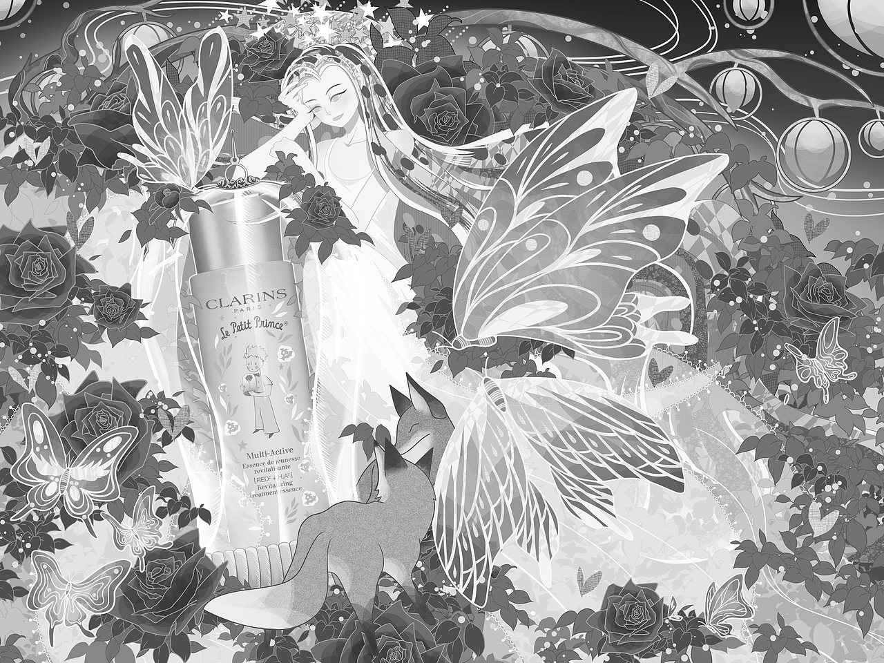 邂逅#粉嫩多巴胺少女#《森林中的不期而遇》