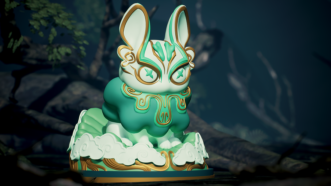 神兽吼的盲盒IP形象设计