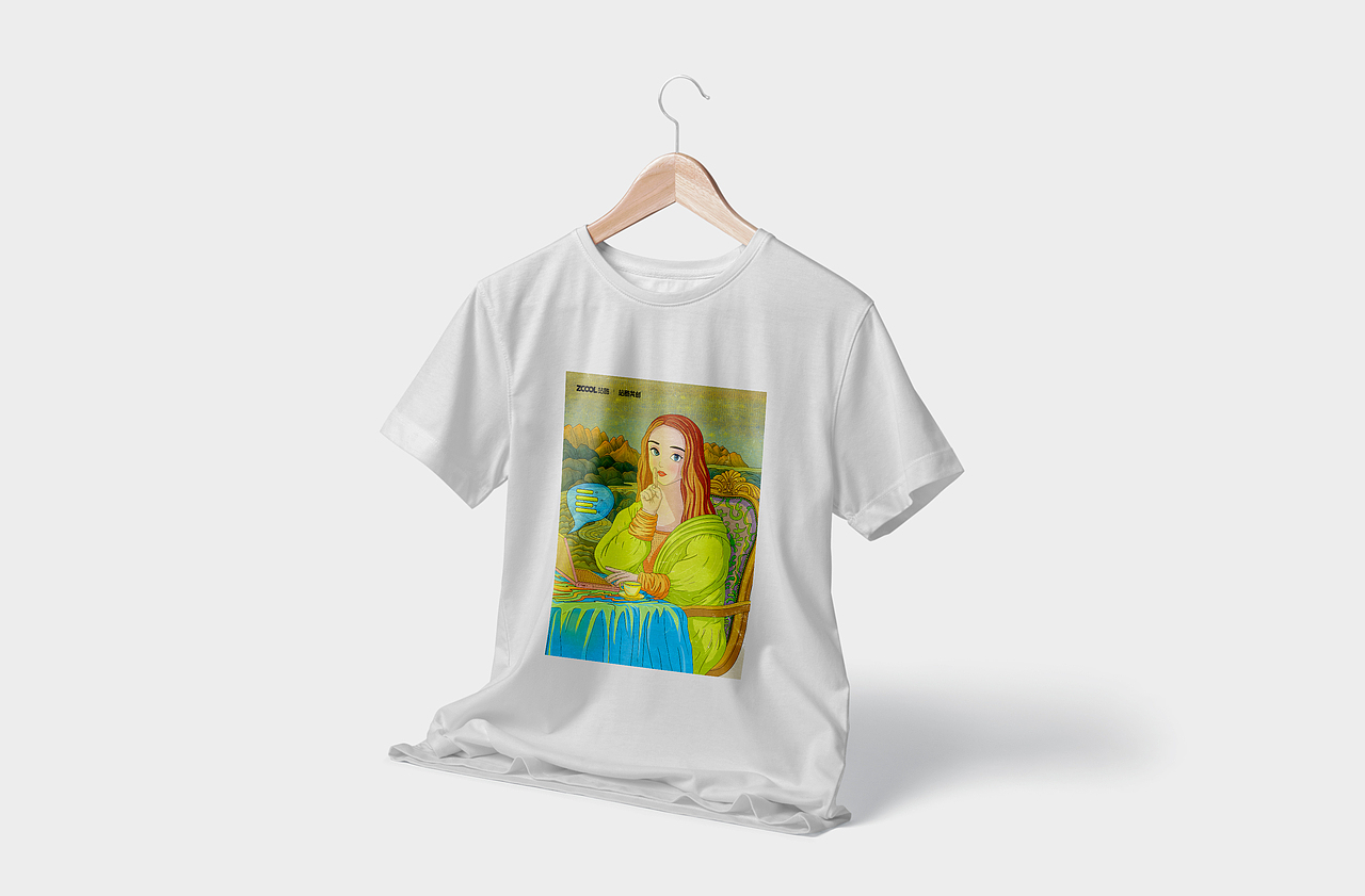 世界名画100 | 蒙娜丽莎的心境（图ZMzQzNzAwNTA4） - 艺术插画 - 站酷设计师安妮俊俊子原创素材 - 站酷ZCOOL