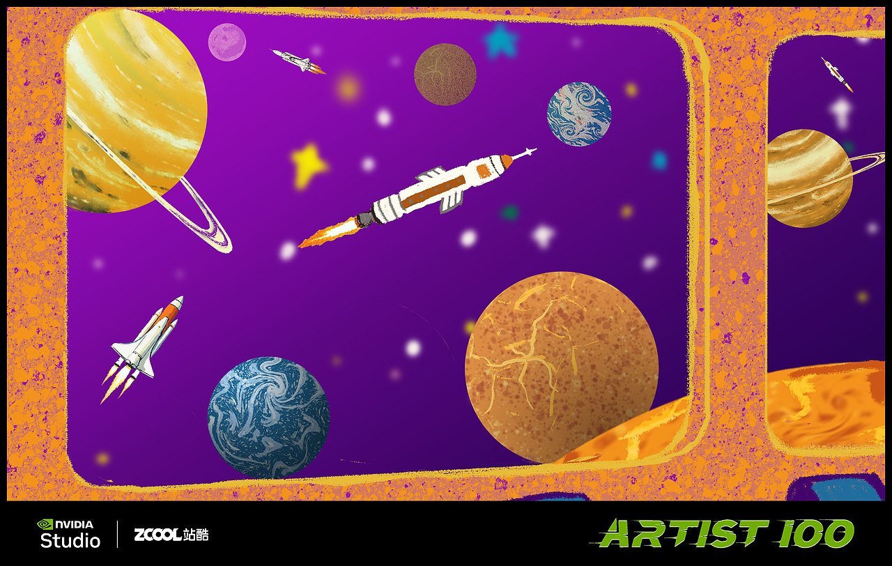 坐上火车傲游太空