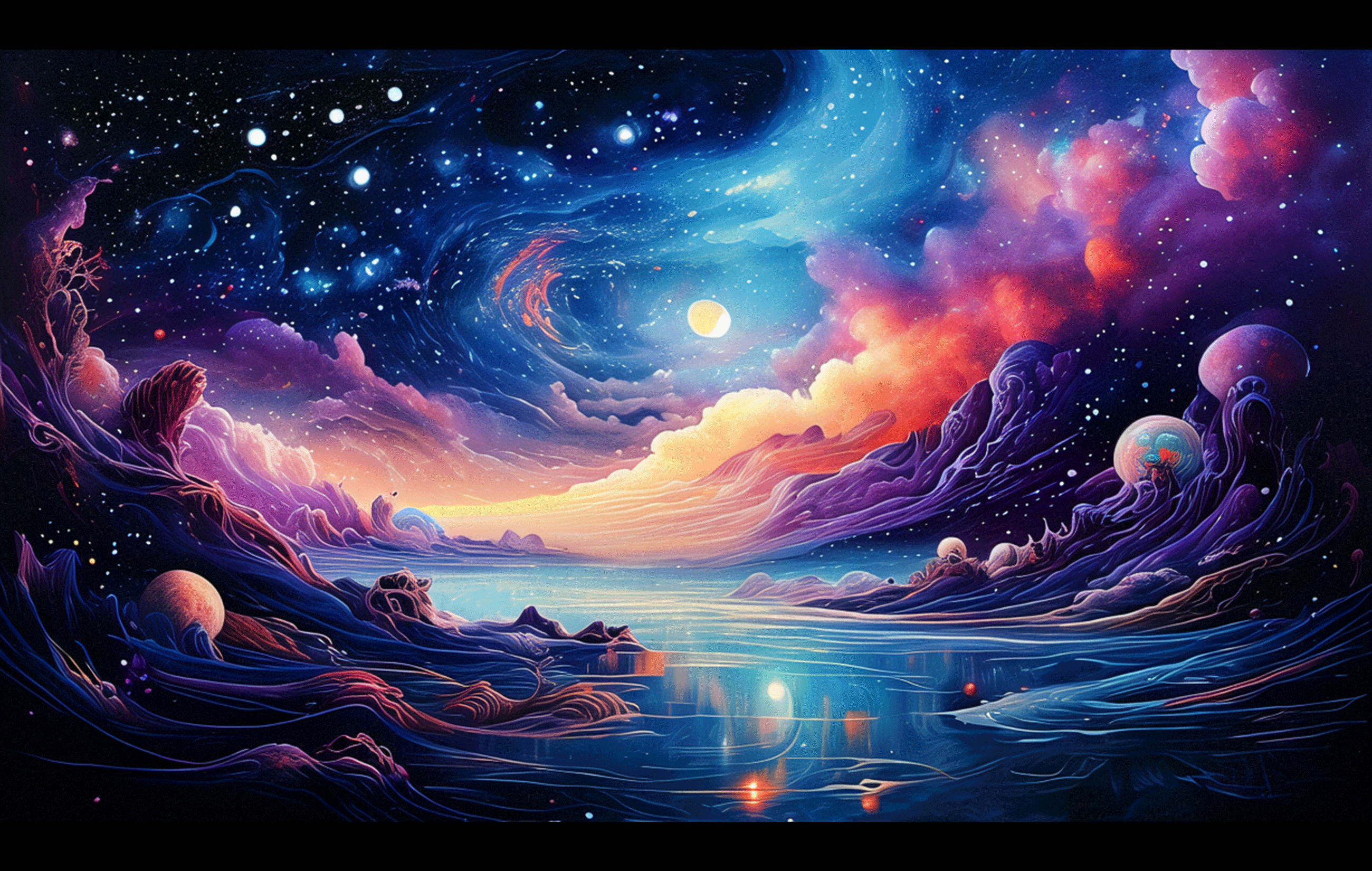 云彩如画,绵延天际,幻化万千。它们漂浮在天空中,不知道云卷天边的静谧中,云彩绚丽散发迷人的魅力