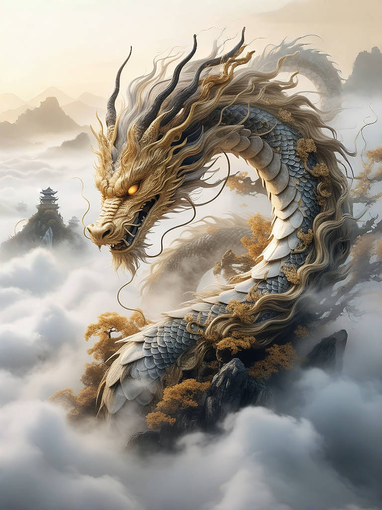 龙年AI守护神（图ZMzYwNjA1NDAw） - AI作品 - 站酷设计师袁锐钦丶原创素材 - 站酷ZCOOL