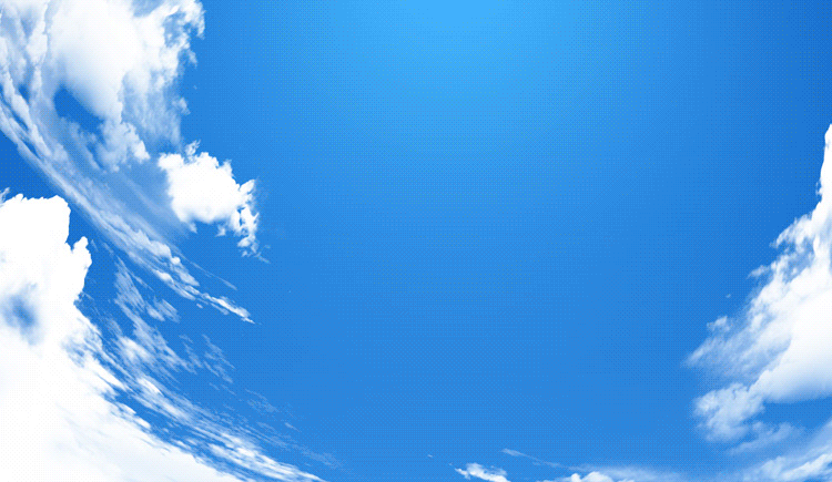 蓝天白云动图素材图片