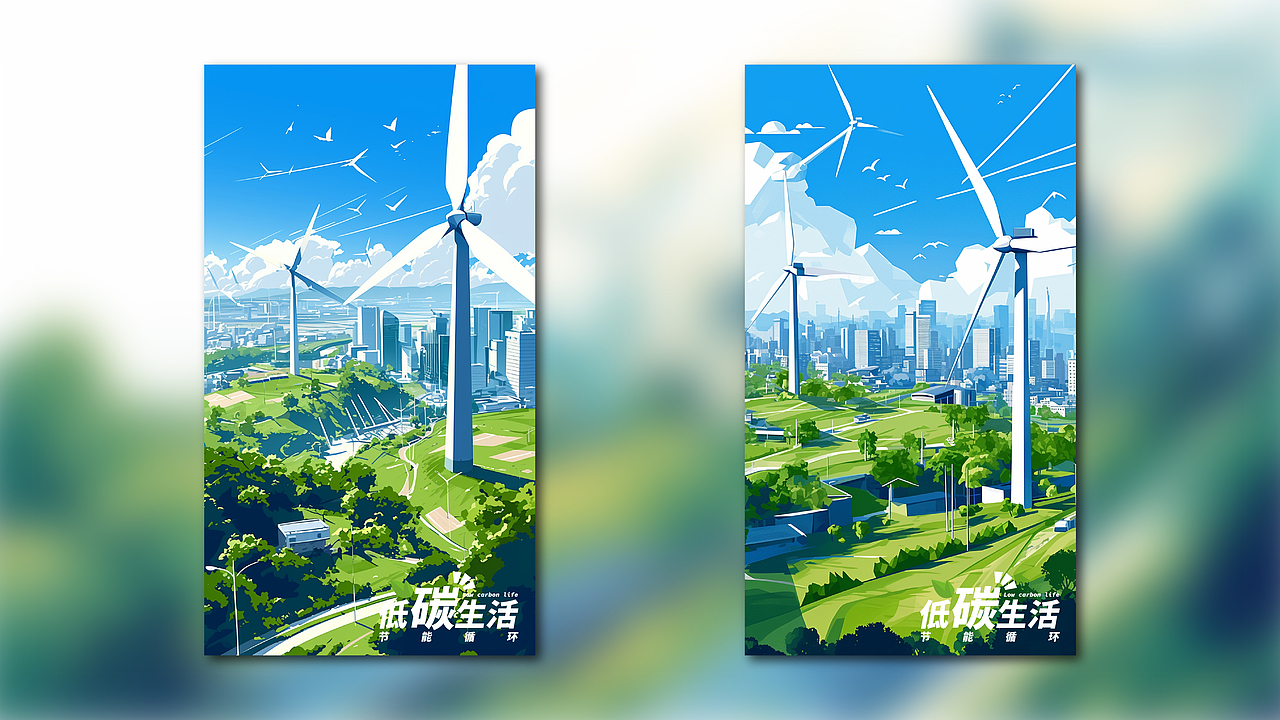 低碳生活，节能循环
