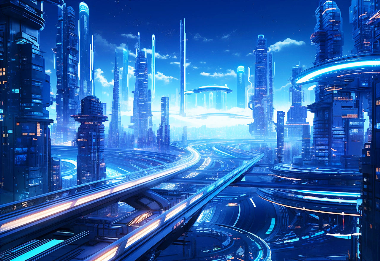 未来科技城市（图ZMzU0ODAwMjI4） - 其他空间 - 站酷设计师ANXIAOYAO9981原创素材 - 站酷ZCOOL