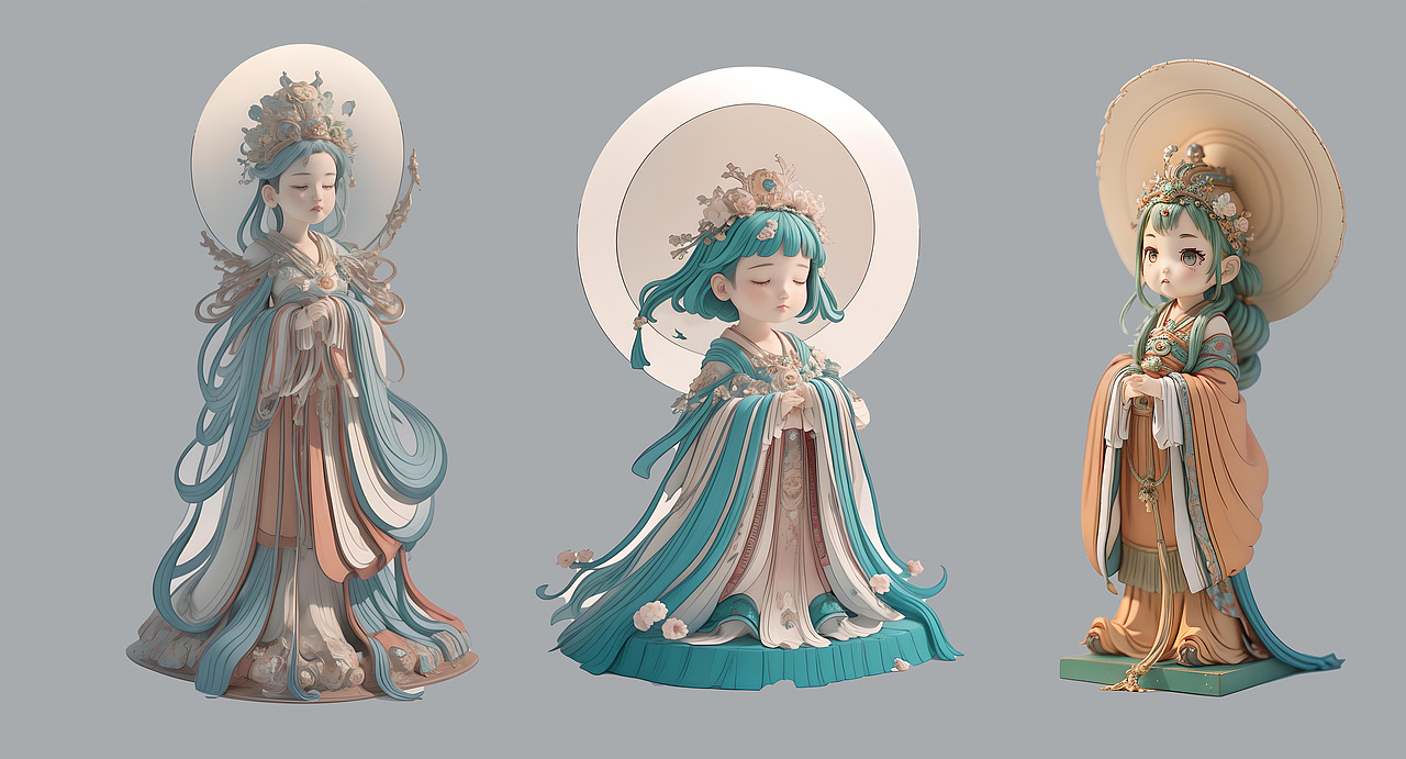 迷恋神仙姐姐手办（图ZMzU4NjcyNzY4） - AI作品 - 站酷设计师麦平原创素材 - 站酷ZCOOL