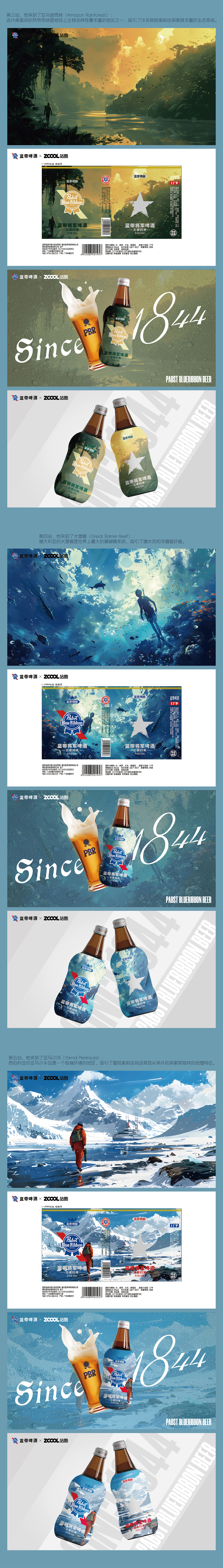 蓝带啤酒之旅:时空冒险漫游(图ZMzcxMDI2NjI4) - 包装 - 站酷设计师麻寺田原创素材 - 站酷ZCOOL