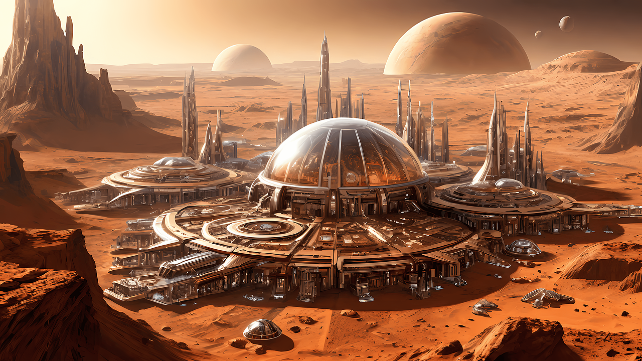 星际驿站：连接星际世界的未来建筑（图ZMzU1ODMwMTc2） - 其他空间 - 站酷设计师Adanni原创素材 - 站酷ZCOOL