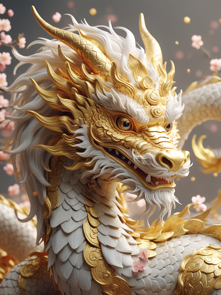 2024，金龙祥瑞！（图ZMzU5NjYxNjI4） - AI作品 - 站酷设计师假如天空没有颜色原创素材 - 站酷ZCOOL