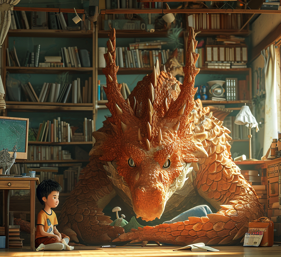 我的龙年AI守护神（图ZMzU5NzgyODA0） - AI作品 - 站酷设计师玩趣恶童原创素材 - 站酷ZCOOL