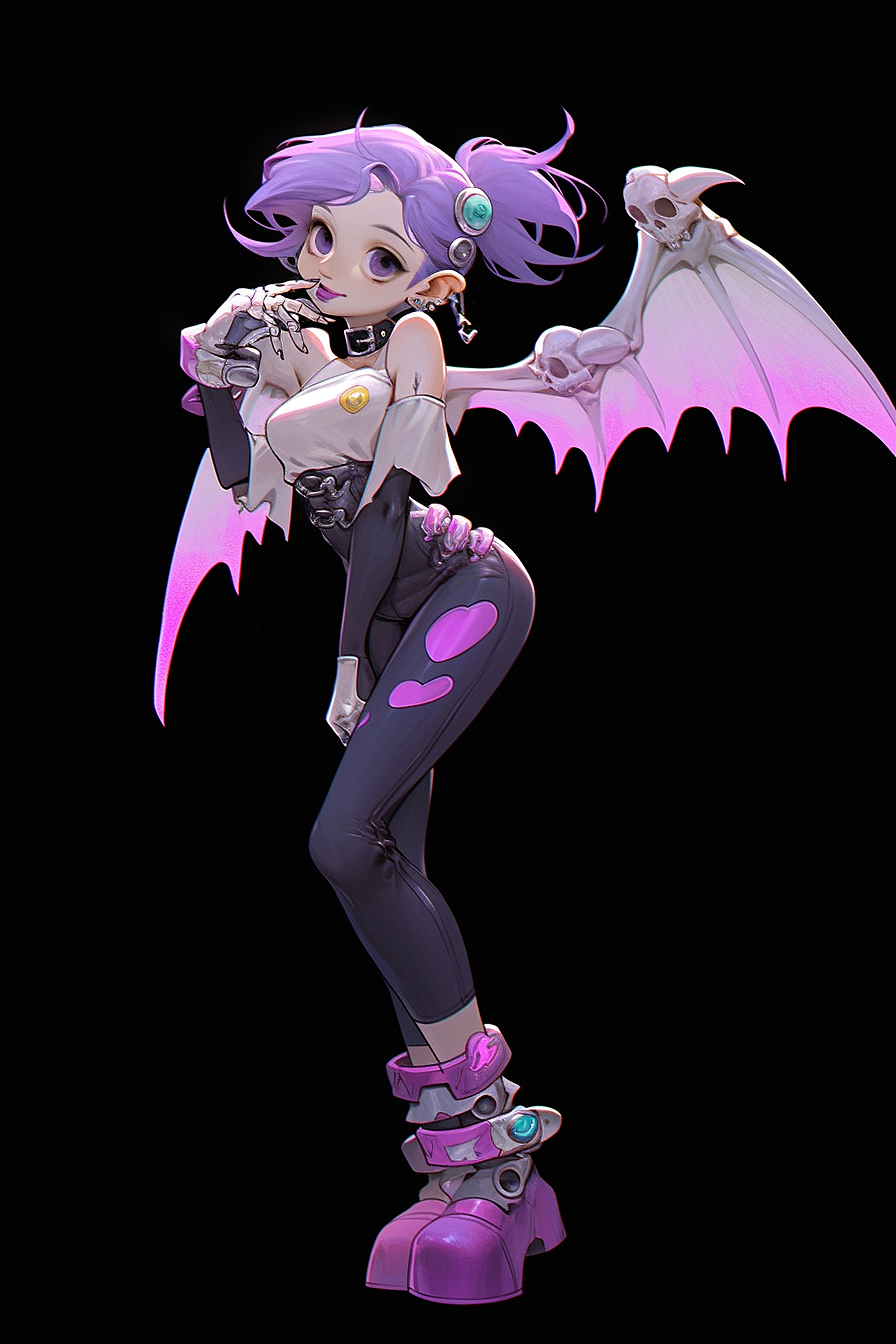 滑板女孩“骨精灵”