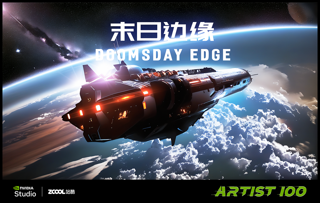 《末日边缘》（图ZMzY4MTc4ODA0） - AI作品 - 站酷设计师黑藤尾实验室原创素材 - 站酷ZCOOL