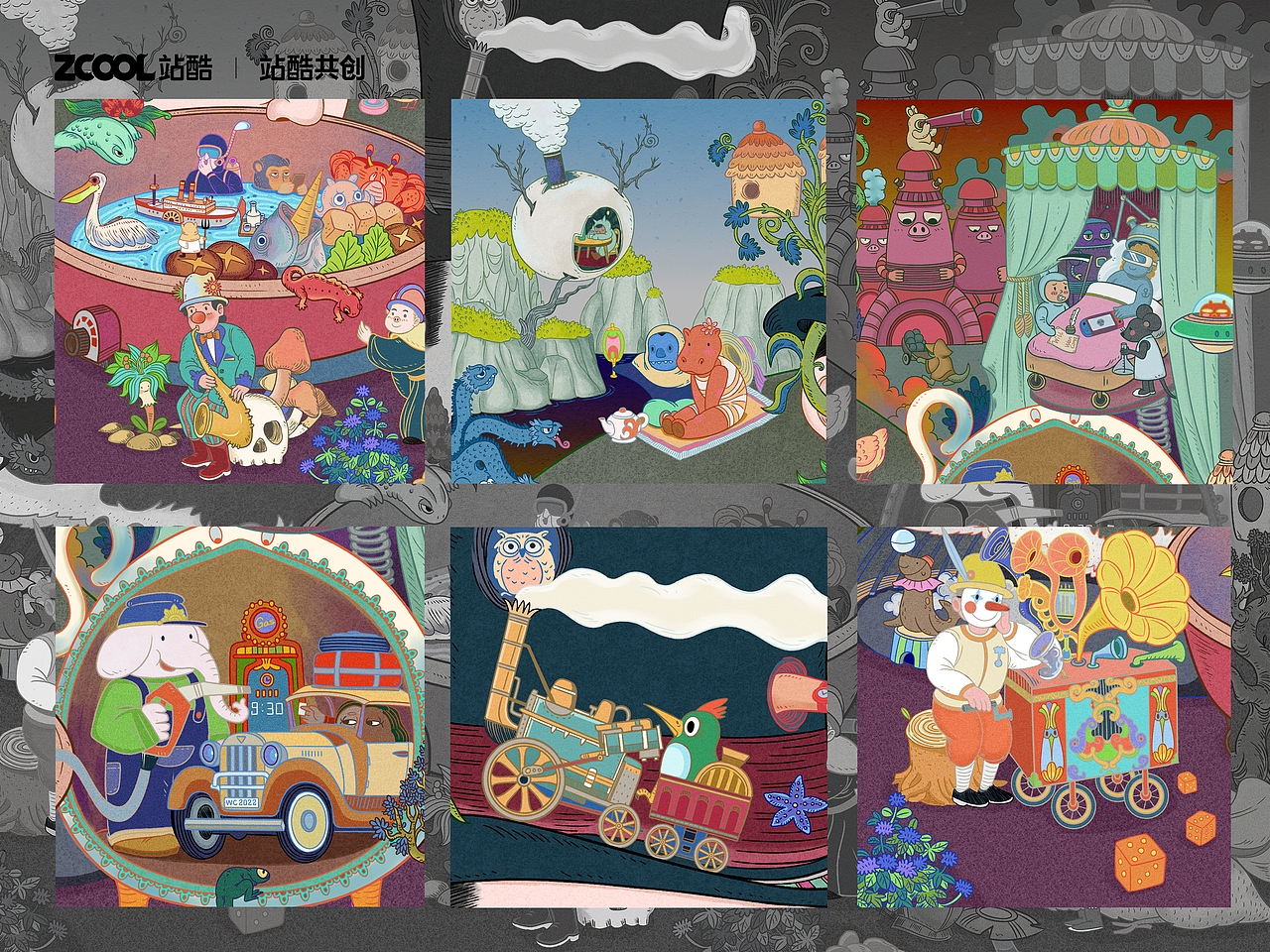 The Vision of Tundale（图ZMzQzNTQxODcy） - 艺术插画 - 站酷设计师王万丛原创素材 - 站酷ZCOOL