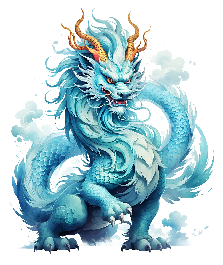青龙（图ZMzU4NTk2MjUy） - AI作品 - 站酷设计师Z321279267原创素材 - 站酷ZCOOL