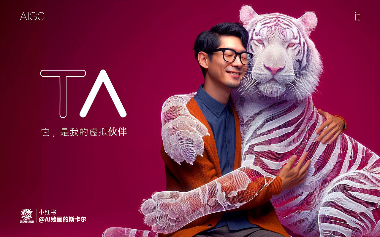 未来的TA，让人工智能温情所在（图ZMzY5NTM3MjUy） - AI作品 - 站酷设计师AI绘画的斯卡尔原创素材 - 站酷ZCOOL