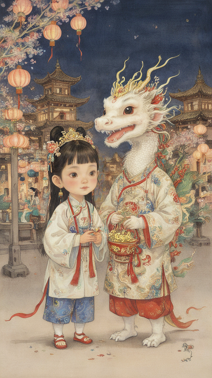2024年到啦，龙年守护神来啦（图ZMzYwNDM5Mjky） - AI作品 - 站酷设计师路边有陆陆原创素材 - 站酷ZCOOL